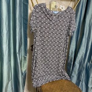 Escapada black and white size XL dress